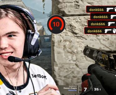 donk Keeps Pushing For #1 FACEIT | 5100 ELO