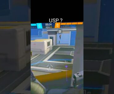 usp 1vs4 clutch wait for end #freefire #ffshorts #1vs4clutch #shortsfeed