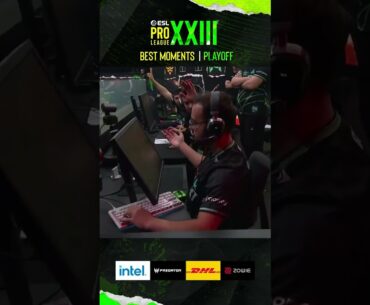 BEST MOMENTS of ESL Pro League Season 23 Playoffs in 3 minutes