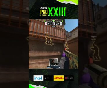 Staehr WINS A BEAUTIFUL 1v2 CLUTCH and steals the round #clutch #esl #epl #cs #cs2