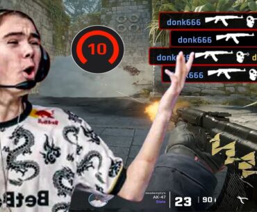 donk Shows FACEIT Domination To Achieve #1 RANK | 5100 ELO