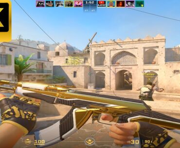 Counter Strike 2 -  Dust 2 - Full Gameplay