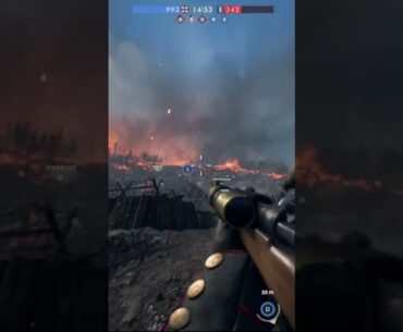 QUE TIRO FOI ESSE DE SNIPER ! #battlefield1 #bf1 #battlefield #fps #gaming #games #shorts