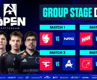 BLAST Open Rotterdam 2026, Day 1 - Falcons vs NRG, NAVI vs B8, FaZe vs Aurora, FURIA vs TYLOO
