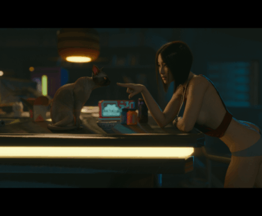 V spends time with Nibbles - OC fanart