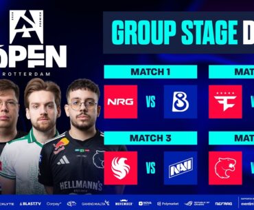 BLAST Open Rotterdam 2026, Day 3 - NRG vs B8, FaZe vs TYLOO, Falcons vs NAVI, FURIA vs Aurora