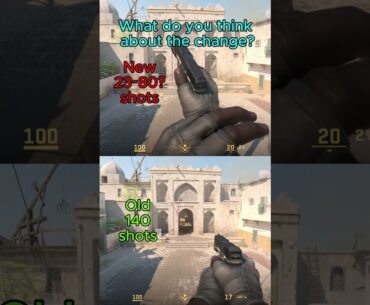 CS2 Glock-18 NERFED! | Counter Strike Comparison | Part 1 #counterstrike #csgo #cs2