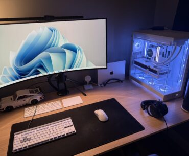 New all white pc build
