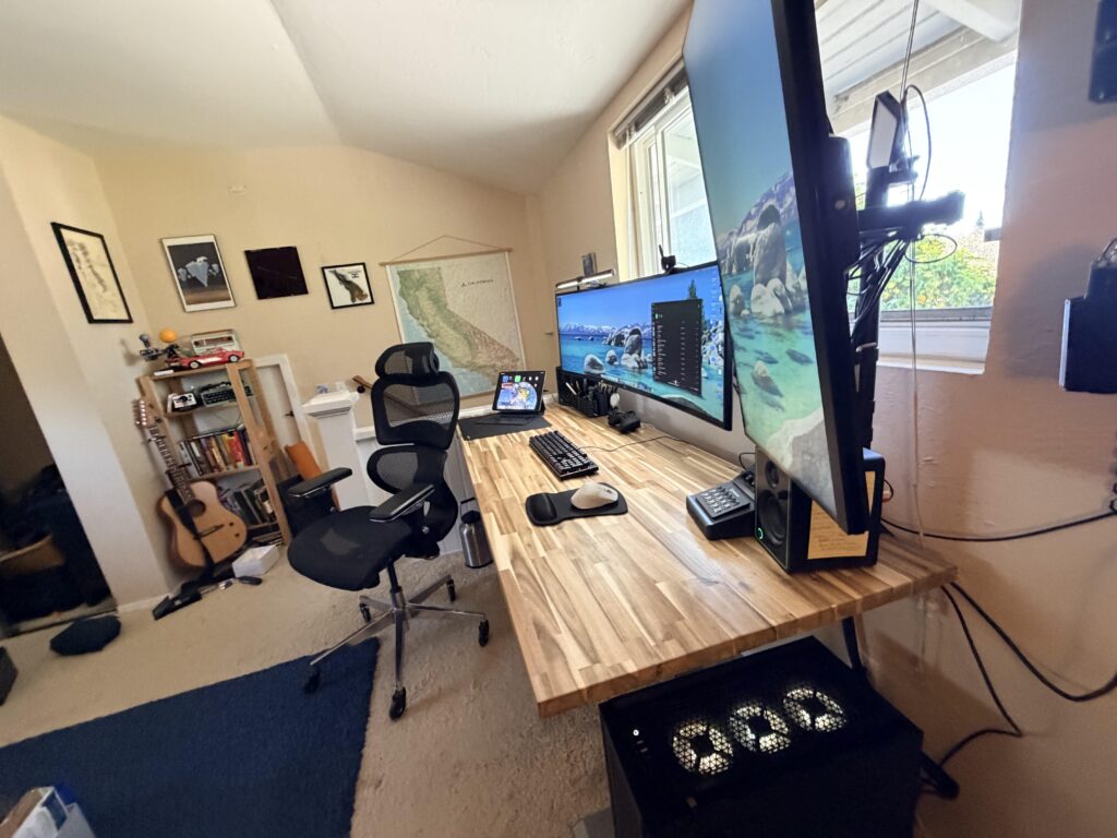 New Acacia butcher block top