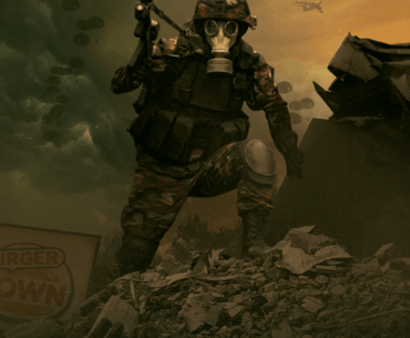 [COD] My client request that he want his picture's background to look like Modern Warfare II but he wants the Burger Town to it.
