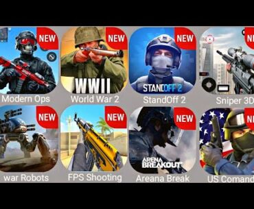 The Most Addictive Android FPS Games Right Now (Realistic Shooting Compilation)