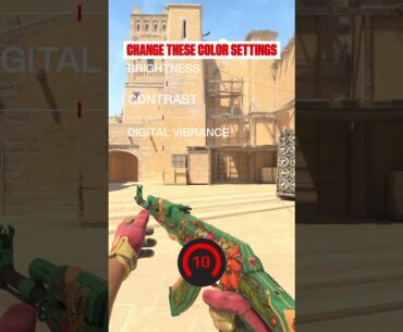 Here are some different color setting levels for Counter-Strike 2 💥Which ones are you using?