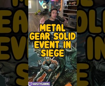 FIRST LOOK AT THE METAL GEAR SOLID EVENT IN SIEGE (SIEGE SCHOOL) #shorts