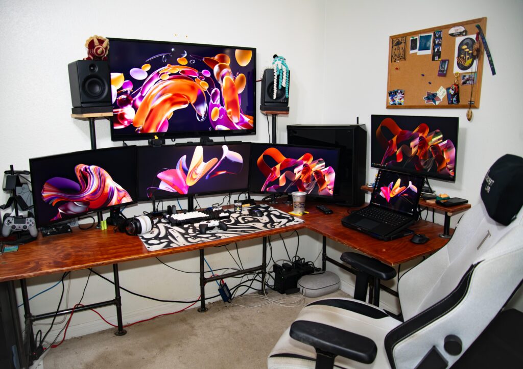 Custom Iron Pipe Battlestation