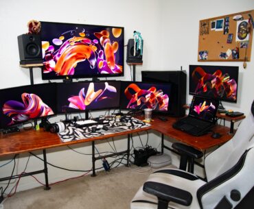 Custom Iron Pipe Battlestation