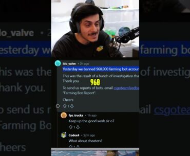 VALVE DEVELOPER CONFIRMS HUGE BAN WAVE #counterstrike #counterstrike2 #cs2 #csgo #arrowcs #ohnepixel