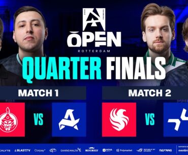 BLAST Open Rotterdam 2026, Quarter-Finals - The MongolZ vs Aurora, Falcons vs PARIVISION