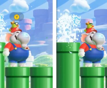 Video: Super Mario Bros. Wonder Side-By-Side Graphics Comparison (Switch & Switch 2)