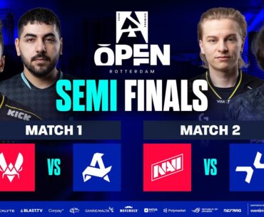 BLAST Open Rotterdam 2026, Semi-Finals - Vitality vs Aurora, NAVI vs PARIVISION