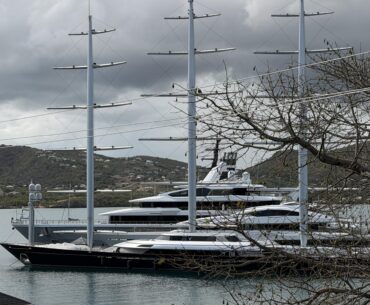 Spotted Gaben's floating gaming fortress in the Caribbean. LAN party anyone?