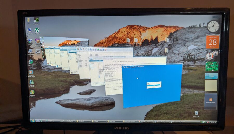 My gaming setup (were back in 2007)