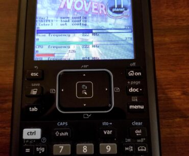 Got another 6MHz out of that calculator from the other day but this is really the maximum stable unless I find some better way to OC