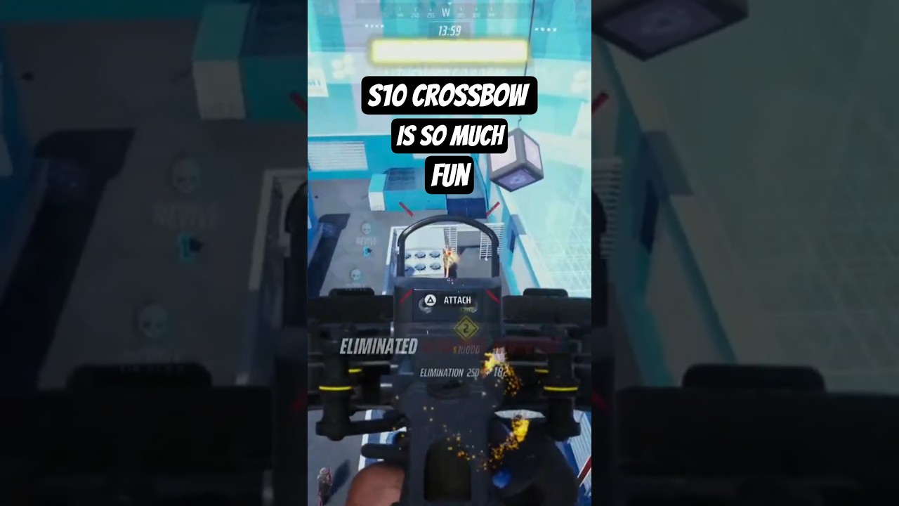 New S10 Crossbow is so much fun #thefinals #freetoplay #shootergames #gaming #fps New S10 Crossbow is so much fun #thefinals #freetoplay #shootergames #gaming #fps