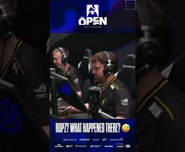 What happened there, ropz? 😅