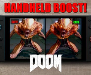DOOM Handheld Boost ON vs OFF | Nintendo Switch 2