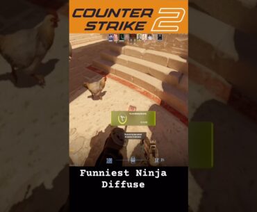 CS2 Ninja Defuse in Front of Enemy | Counter-Strike 2 Insane Clutch #counterstrike