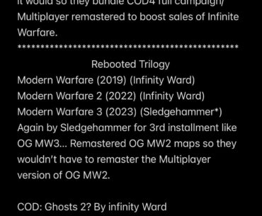 [COD] Am I crazy? Is this too far fetched to be the real cycle?