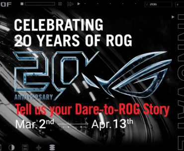 ASUS Republic of Gamers Announces 20th Anniversary Celebration Campaign | ASUS Pressroom