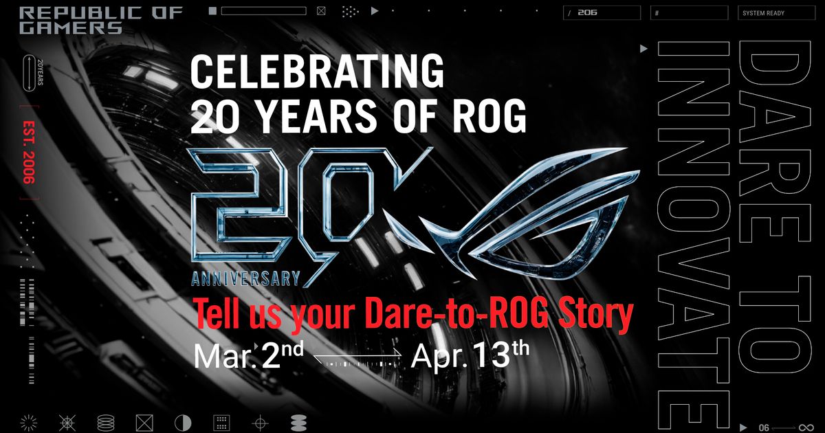 ASUS Republic of Gamers Announces 20th Anniversary Celebration Campaign | ASUS Pressroom ASUS Republic of Gamers Announces 20th Anniversary Celebration Campaign | ASUS Pressroom