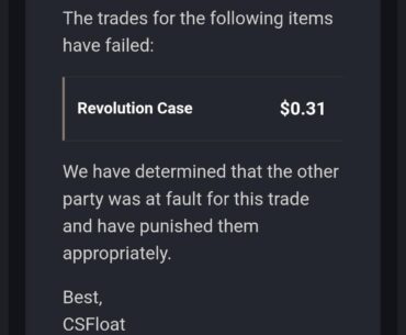 Seller on CSFloat got his account banned over a 31-cent skin