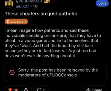 This subreddit’s mods are just pathetic