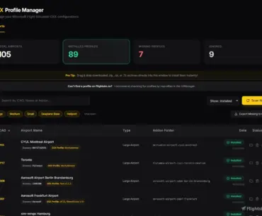 Dave’s GSX Profile Manager Released for Microsoft Flight Simulator