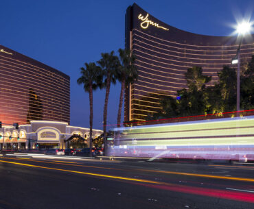 Encore, left, and Wynn Las Vegas, right, on the Vegas Strip on Saturday, January 27, 2018. Rich ...