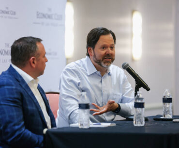 Barry Jonas of Truist Securities talks about the state of the gaming industry during a panel di ...