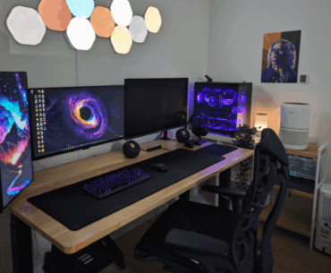 I followed your advice and mounted monitor arms on all my monitors... it wasn’t a fun process, but I’m pretty happy with the result