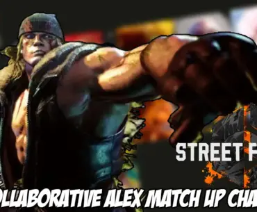 Top Japanese players collaborate to create Alex match up chart in Street Fighter 6 that signals lots of uphill battles ahead