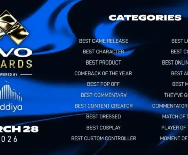 Evo Awards 2026 livestream begins at 3:30 p.m. PDT / 6:30 p.m. EDT