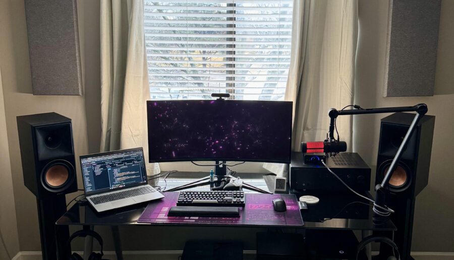 Work and relaxation setup