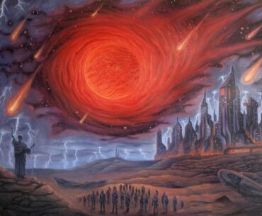 Apocalypse, oil painting by me