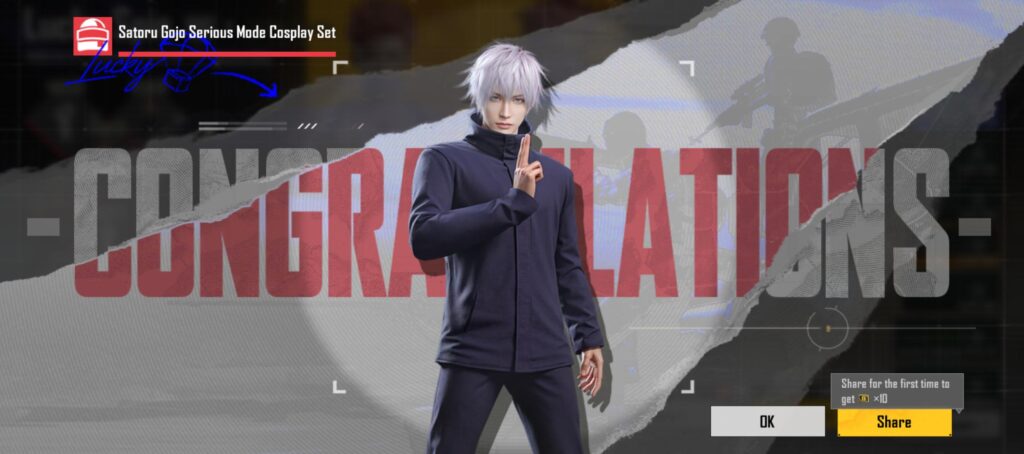 Just got this in 10 UC daily spin!!!