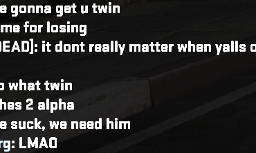 The community will never heal if we allow the cheaters give us wins