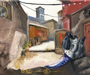 I made an oil painting of Inferno