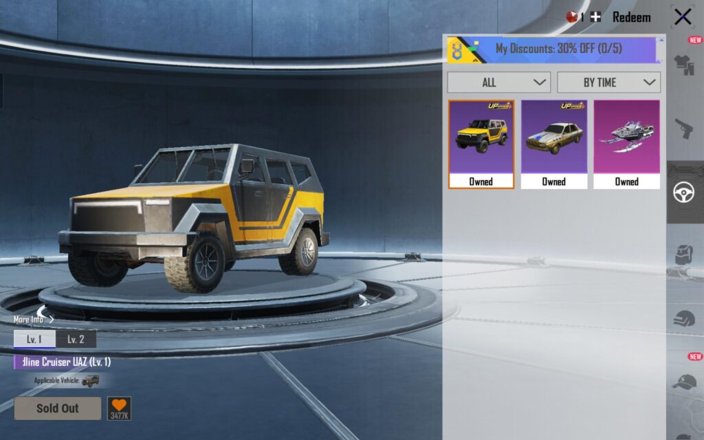 I would like to request PUBG MOBILE team to add more vehicle skins in Mythic Forge. Same thing goes to Silver Coin Redeemable items, no new update....same thing for years and most of them not even look good....