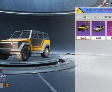 I would like to request PUBG MOBILE team to add more vehicle skins in Mythic Forge. Same thing goes to Silver Coin Redeemable items, no new update....same thing for years and most of them not even look good....