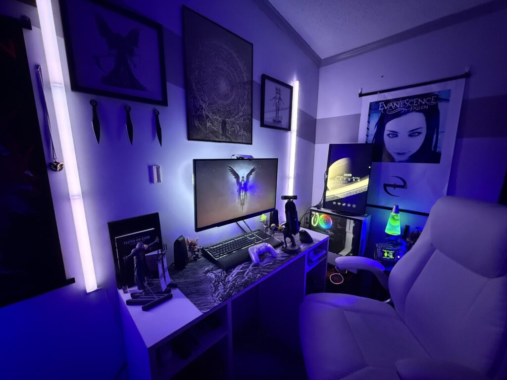 My first attempt at setting my station up for streaming.