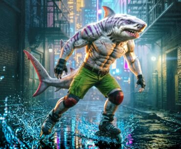 The Apex Roller. Urban Noir reimagining of the 90s Street Sharks
